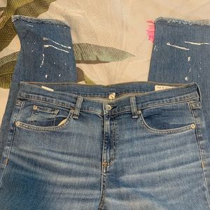 Light wash jeans